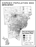 Detroit Percent Hispanic 2000